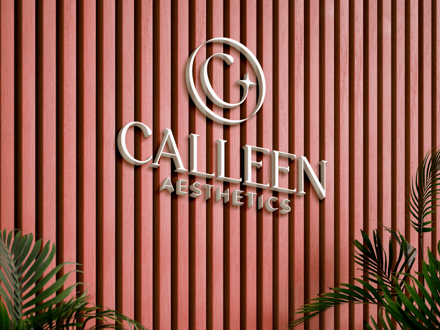 Calleen Aesthetics wall signage