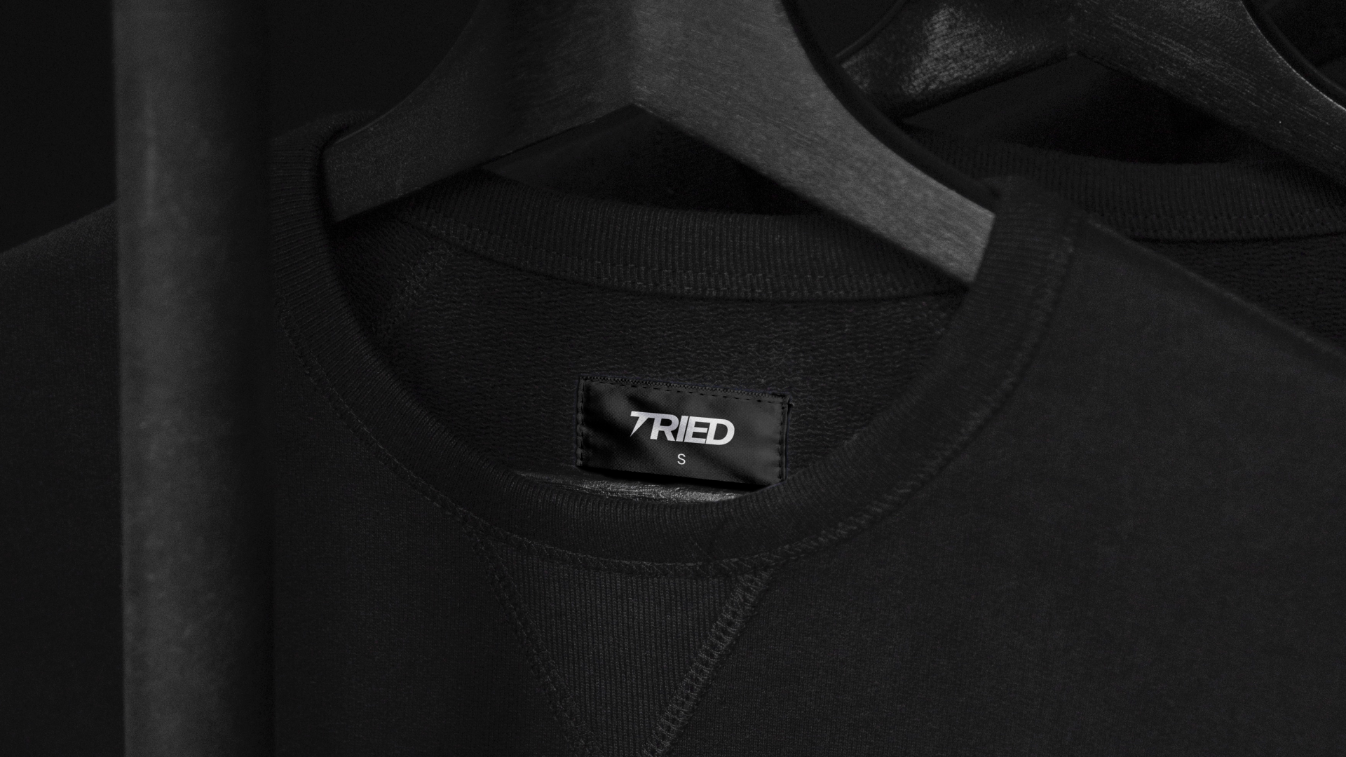 Clothing Label Mockup Tried Clothing pullover