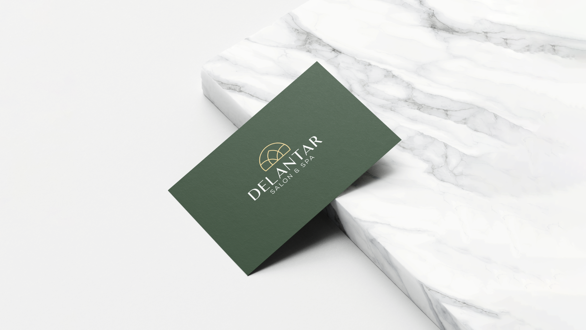 Delantar – Business card Wano Studio, Delantar Salon & Spa business card